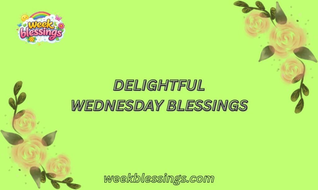 Delightful Wednesday Blessings