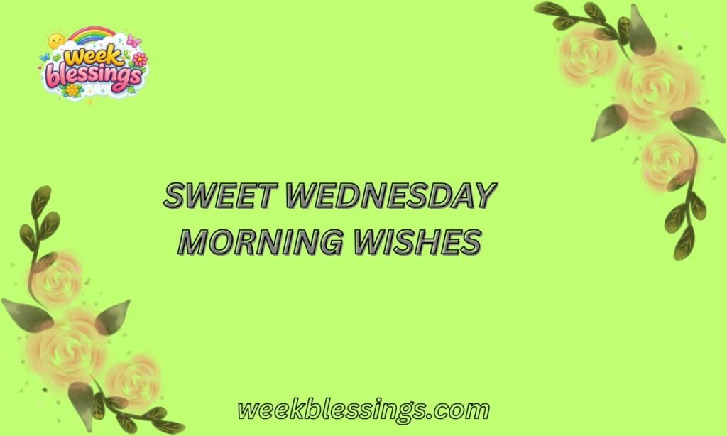 Lovely Good Morning Wednesday Wishes
